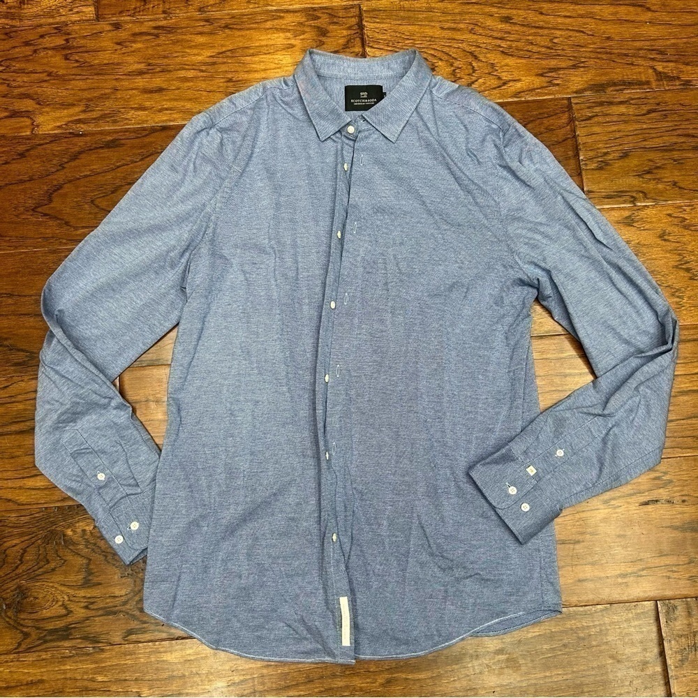 Scotch and soda slim button‎ down shirt